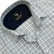 Checks Blue Shirt : Business