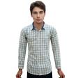 Checks Blue Shirt : Business