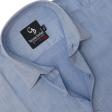 Plain Dark Blue Shirt : Business