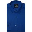 Plain Royal Blue Shirt : Business