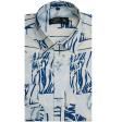 Print Blue Shirt : Ditto