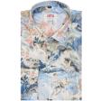 Print Blue Shirt : Ditto