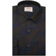 Self Design Navy Blue Shirt : Ditto