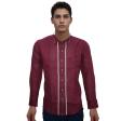 Combination Maroon Shirt : Ditto
