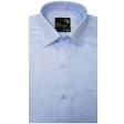 Self Design Light Blue Shirt : Business
