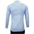 Self Design Light Blue Shirt : Business