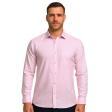 Self Design Pink Shirt : Business
