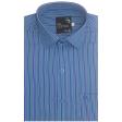Stripes Dark Blue Shirt : Business