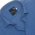 Stripes Dark Blue Shirt : Business