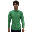 Plain Dark Green Shirt : Business
