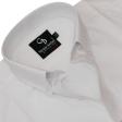 Self Design White Shirt : Business