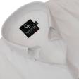 Self Design White Shirt : Business