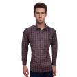 Checks Maroon Shirt : Business