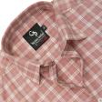 Checks Peach Shirt : Business