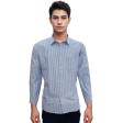 Stripes Navy Blue Shirt : Business