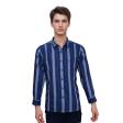 Stripes Dark Blue Shirt : Business