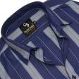 Stripes Dark Blue Shirt : Business