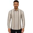 Stripes Brown Shirt : Business