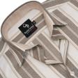 Stripes Brown Shirt : Business