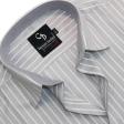 Stripes Gray Shirt : Business