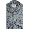 Print Blue Shirt : Ditto