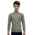 Print Green Shirt : Ditto