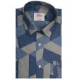 Print Blue Shirt : Ditto