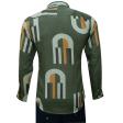 Print Green Shirt : Ditto