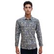 Print Blue Shirt : Ditto