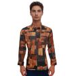 Print Rust Shirt : Ditto