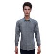 Stripes Dark Gray Shirt : Business