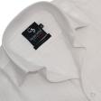 Self Design White Shirt : Business