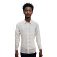 Self Design White Shirt : Business