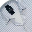 Stripes Blue Shirt : Business
