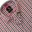Stripes Red Shirt : Business