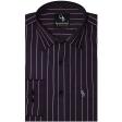 Stripes Purple Shirt : Business