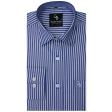 Stripes Blue Shirt : Business