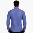 Stripes Blue Shirt : Business