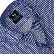 Stripes Blue Shirt : Business