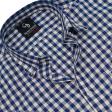 Checks Blue Shirt : Business