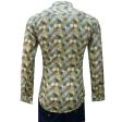 Print Khakhi Shirt : Slim
