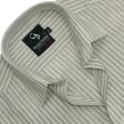Stripes Green Shirt : Business