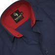 Plain Navy Blue Shirt : Business