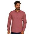 Plain Mauve Shirt : Business