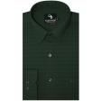 Self Design Green Shirt : Business
