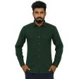 Self Design Green Shirt : Business