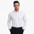 Self Design White Shirt : Business