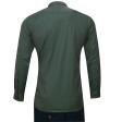 Self Design Dark Green Shirt : Business