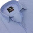 Self Design Navy Blue Shirt : Business