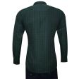 Checks Dark Green Shirt : Business